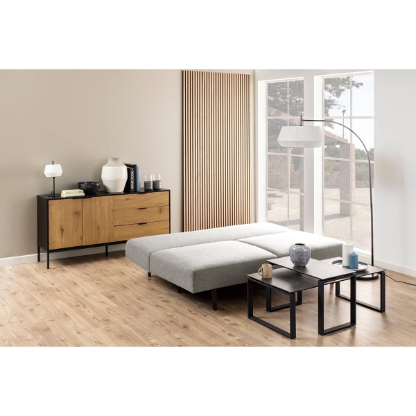 Sofa Malling rozkładana szara jasna - ACTONA